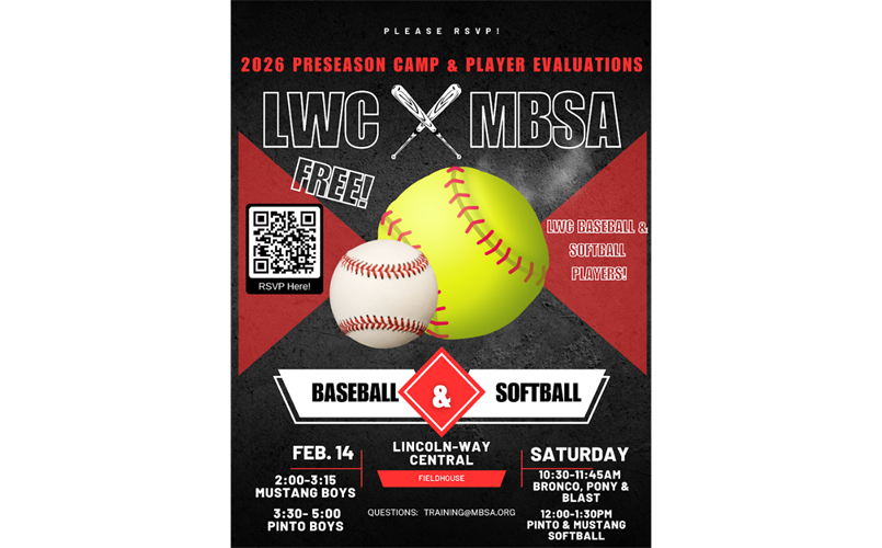 ALL REGISTERED PLAYERS FREE CAMP 2/14 @LWC FIELDHOUSE